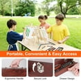 thumbnail image 4 of iMounTEK 140 Piece Art Set Crafts Painting Kit Includes Crayons, Colored Pencils, Oil Pastels in Wooden Case, Professional Art Kit Creative Gift for Teens, Beginners Girls Boys, 4 of 9