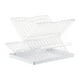 thumbnail image 2 of Escurridor de platos Secador de platos plegable con drenaje automático Escurridor de platos plegable para cocina, encimera, comedor, cafetería, 2 of 9