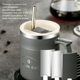 thumbnail image 3 of Tasse à Café en Acier Inoxydable avec Couvercle Étanche, Grande Capacité, Design Simple et Élégant, 30 Oz, 3 of 8