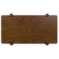 thumbnail image 5 of Safavieh Edisyn 2 Shelf Solid Wood Coffee Table in Medium Oak, 5 of 8