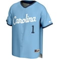 thumbnail image 2 of Youth GameDay Greats #1 Carolina Blue North Carolina Tar Heels Lightweight Baseball Jersey, 2 of 4