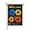 Color 1, variant on Amhnf Colorful Flower Be Kind Garden Flag For Home Outdoor Garden Yard Decor 12x18 inch