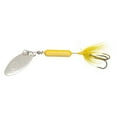 thumbnail image 4 of Worden's® Original Yellow Rooster Tail®, Inline Spinnerbait Fishing Lure,  1/6 oz Carded Pack, 4 of 7