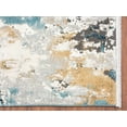 thumbnail image 4 of Abani Azure Collection Area Rug Mid Century Modern Bedroom Living Room Decor Floor Rug 6 x 9 Grey Blue, 4 of 7