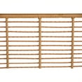 thumbnail image 5 of Christopher Knight Home King Size PE Wicker Bed Frame, Wingback, Metal Support, No Box Spring, Natural, 5 of 11