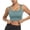 Green, variant on WHEANG Sports Bras for Women Yoga Beauty Sports Bra with Removable Pads High Support Workout Top Shockproof Running Athletic Vest Bra for Gym Fitness Activewear Size S White