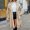 Khaki, variant on Jesvior Women'S Faux Fur Long Coat Jacket Winter Warm V-Neck Solid Outerwear Casual Fashion Polyester Overcoat for Daily Party Lounge