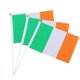 thumbnail image 1 of 12 Pcs Irish Flag Hand Signal Flag Ireland Flag Stick Hand Held Small Flags St Patricks Day Stick Flag, 1 of 1