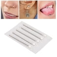 thumbnail image 1 of Agujas Perforadoras de Orejas, Agujas de Perforación de Labios de Forma cilíndrica desechable de acero inoxidable 100pcs 16 g de biselado para salón para el ombligo, 1 of 7