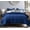 Blue, variant on EVOLIVE All Season Pre Washed Soft Microfiber White Goose Down Alternative Comforter with Box Stitching (Navy, Full/Queen)