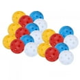 thumbnail image 4 of LOVEVER 20-Pack Mixed Color Plastic Airflow Hollow Golf Balls for Indoor Practice and Training, 4 of 8