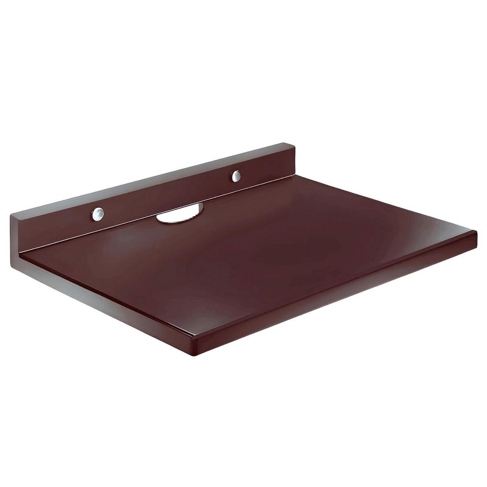 Wooden Set Top Box Stand | Wall Mount Shelf for WiFi Router, Speakers, Game Console, Remote & Streaming Device | Engineered Wood, Brown | 25 x 20 x 5 cm