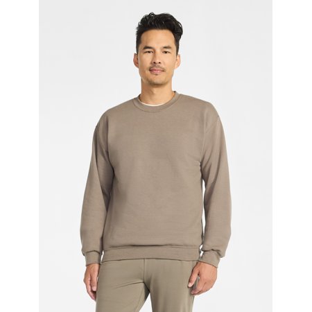 Athletic Works Fleece Crewneck Sweatshirt, Mens & Big & Tall Sizes XS-4XLT