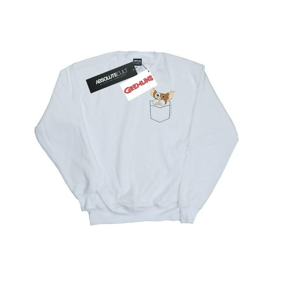 Gremlins Womens Gizmo Faux Pocket Sweatshirt