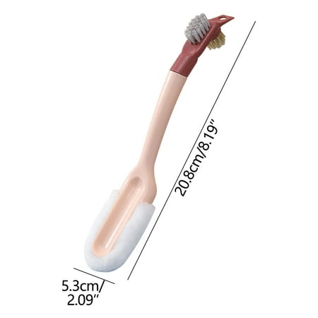 

Shoe Bruches/Household Double-headed Soft-haired Shoe Brush Does Not Hurt Shoes Multi-functional Shoe Brush Long Handle Dormitory Brush Shoe Cleaning Supplies