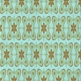 thumbnail image 1 of Ahgly Company Indoor Square Patterned Aquamarine Green Area Rugs, 4' Square, 1 of 6