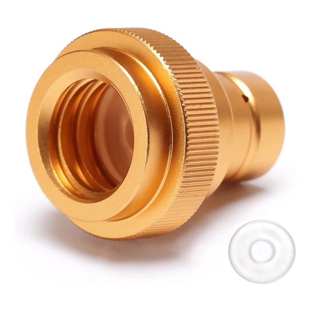 Adattatore CO2 Ricarica Rapido Per Macchine DUO/Terra/Art – Filetto TR21-4, Rosa, In Lega Di Zinco