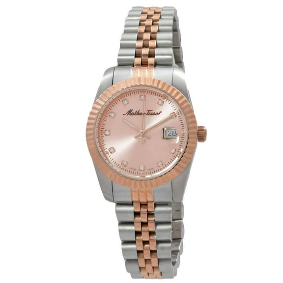 Mathey-Tissot Mathy III Quartz Pink Dial Ladies Watch D810RSAL