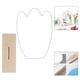 thumbnail image 5 of Espejo de maquillaje acrílico irregular, espejo de mesa, tocador, base de madera para dormitorio. F, 5 of 9