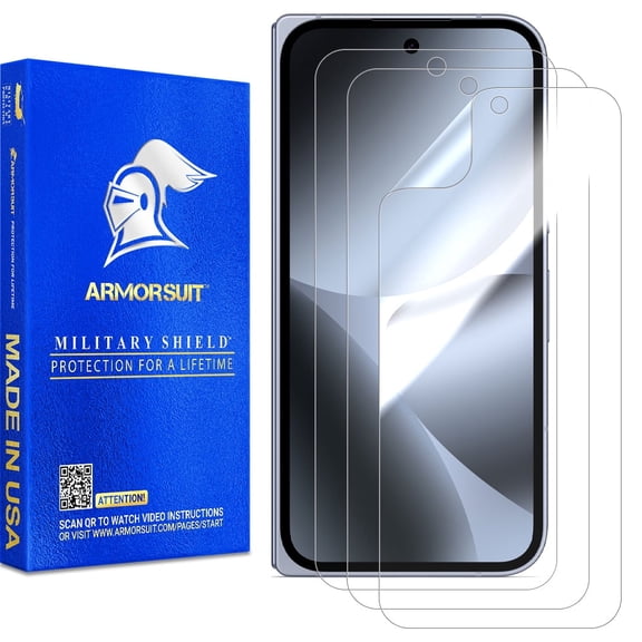 ArmorSuit 3 Pack for Google Pixel 10 Pro Fold Front Screen Protector Case Friendly MilitaryShield HD Clear Film - Made in USA