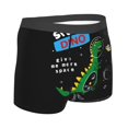thumbnail image 4 of Uemuo Space Dino Cartoon Black Pattern Men's Boxer Briefs,Trunk Anti-Chafing,Comfortable, Durable, and Stylish Underwear-XX-Large, 4 of 9