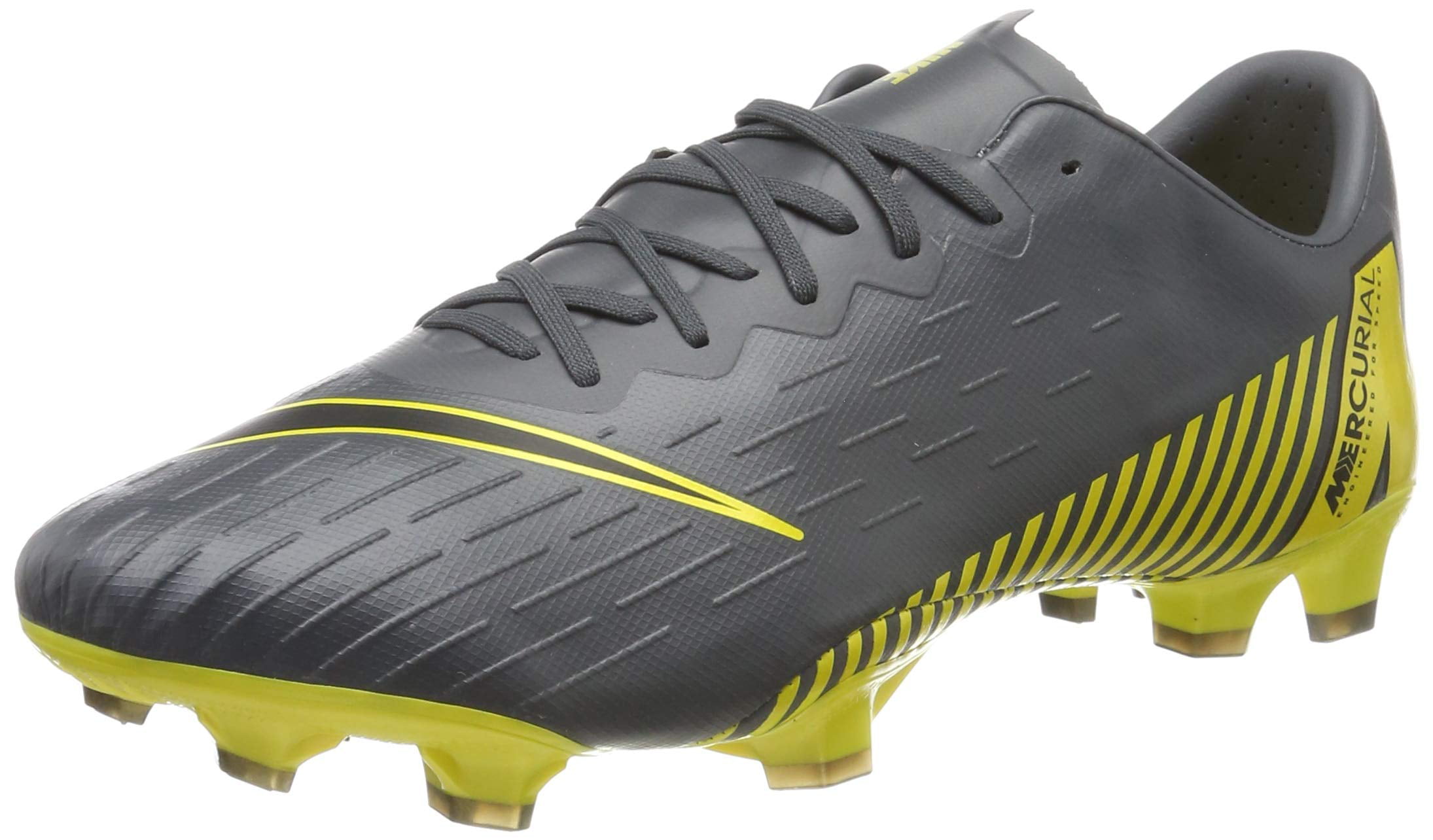 grupo Juguetón Subdividir Nike Men's Vapor 12 Pro FG Soccer Cleats (Dark Grey/Black/Yellow) -  Walmart.com