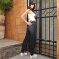 thumbnail image 3 of Pantalón Negro Mom Mujer Tiro Alto Mezclilla, 3 of 6