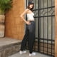 thumbnail image 3 of Pantalón Negro Mom Mujer Tiro Alto Mezclilla, 3 of 6