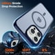 thumbnail image 4 of Funda magnética SUPFINE para iPhone 15 Pro, color azul marino, 4 of 7