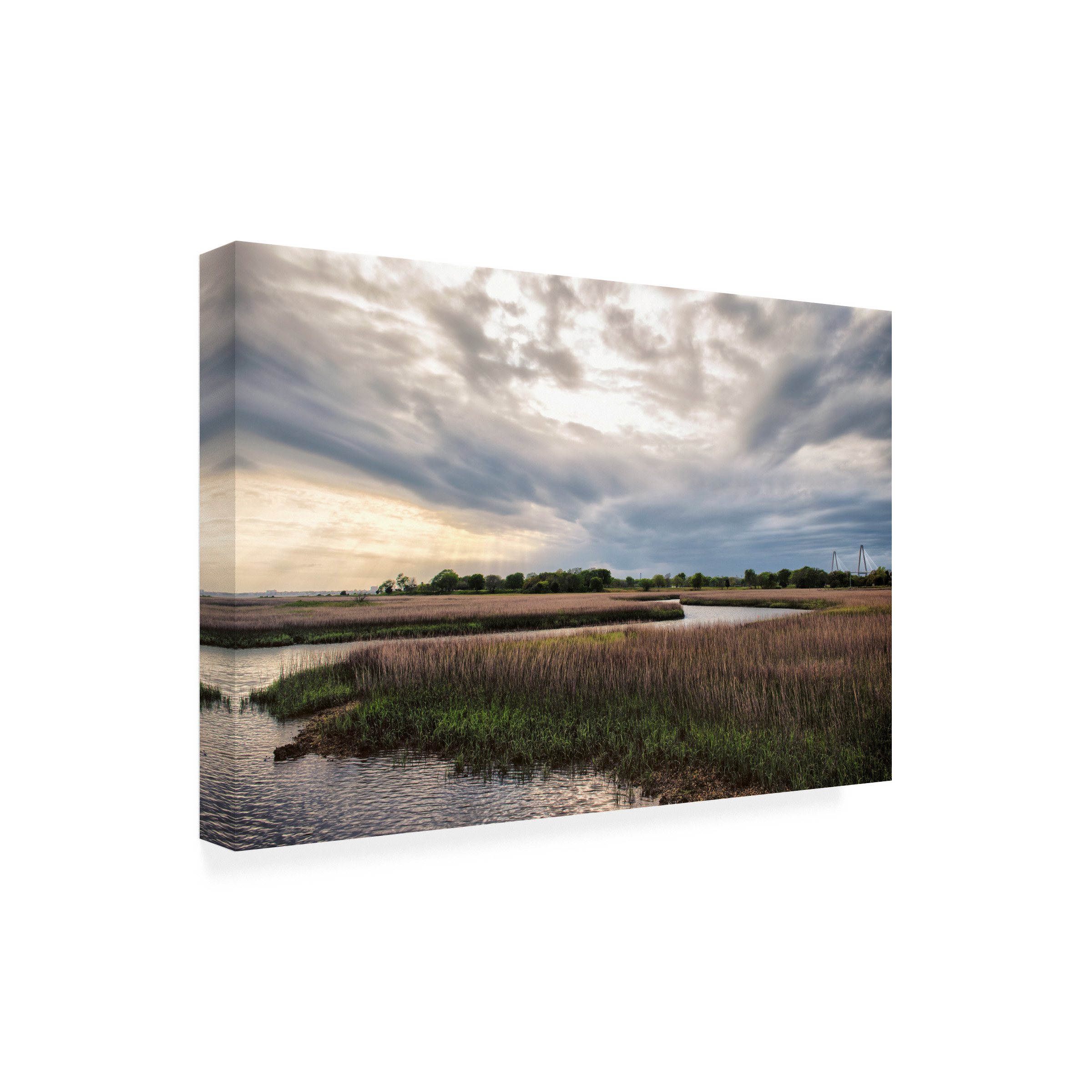 Trademark Fine Art Danny Head Low Country Sunset Ii Canvas Wall Art - 12x19