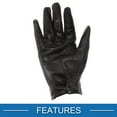 thumbnail image 6 of Unique Bargains Motorcycle Gloves Breathable Full Finger Gloves Sheepskin Leather Outdoor Gloves 1 Pair Brown L, 6 of 6