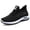 Black, variant on Womens Walking Shoes Comfortable Air-Cushioned Sneakers Non-Slip Sole,Breathable Mesh Athletic Sneakers for Running,Tennis,Gym and Daily Wear