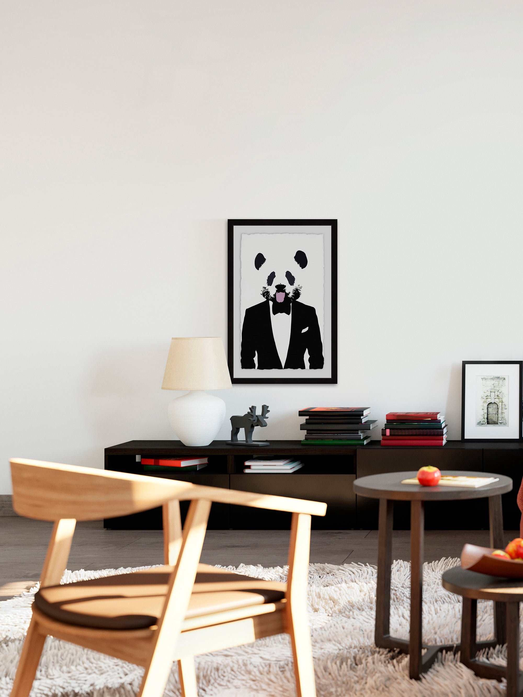 Oh Mister Panda Framed Painting Print