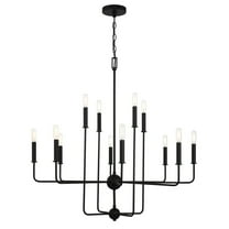 Avondale 12-Light Chandelier in Matte Black