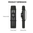 thumbnail image 2 of Aluminum Alloy Kazoo Woodwind Instrument Musical Instrument for Beginners Black, 2 of 7