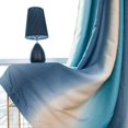 thumbnail image 4 of Blackout Drape, Window Curtain Gradient Curtain  For Living Room For French Window For Bedroom ANGGREK Bedroom Curtains, 4 of 8