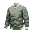thumbnail image 2 of Dpytoraw Men's College Jacket Classic Loose Lightweight Cotton Letterman Baseball Jacket M 4XL, 2 of 4