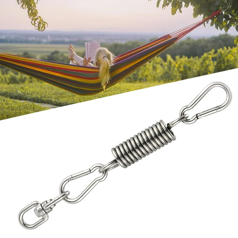 koolsoo Hammock Chair Spring Hook Set Swivel Hook Outside Hanging Chair Carabiner Hooks Swinging Chair Hook for Hammock Outdoor Porch Walmart