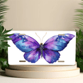 thumbnail image 4 of 1 Pcs 2D Flat License Plate Covers & Frames, Butterfly For Decorative Front, Waterproof For Decoration Aluminum License Plate Covers & Frames Cover For Men Women, 12" X 6", 4 of 6