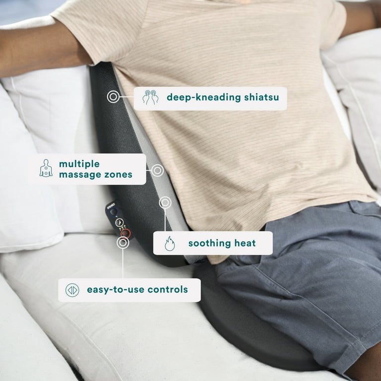 Homedics 5 Pt Massaging Seat Cushion with Sqush- Model BKSQ