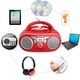 thumbnail image 5 of Reproductor de CD portátil Boombox WIITHINK con Bluetooth y radio FM, 5 of 8