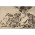 thumbnail image 2 of Jacob de Gheyn II 14x11 Black Ornate Wood Framed Double Matted Museum Art Print Titled: Witches’ Sabbath (16th Century), 2 of 5