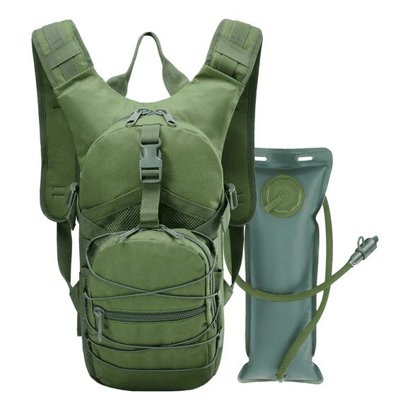 Mochila Hidratación Táctica Ciclismo Bolsa De Agua 3l Xtellar verde