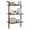 Rustic Brown and Black, variant on Costway 1 PCS Industrial Wall Mounted Shelves, Wooden Floating Shelving Unit,Rustic Brown Rustic Brown and Black