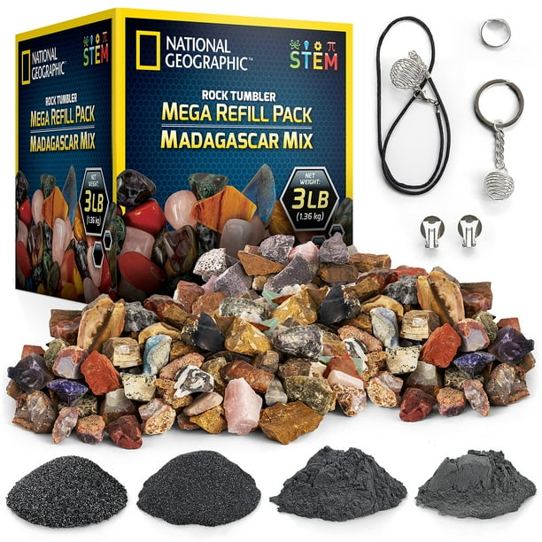 Kit de recarga para vasos Rock de National Geographic, 1,36 kg, Rough Rocks