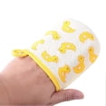 thumbnail image 3 of Guantes de ducha de dibujos animados KAIYANG esponja suave para bebés estilo 1 amarillo, 3 of 5