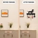 thumbnail image 5 of Perchero de pared de madera con forma de perro, 11,8 x 8 pulgadas, con 5 ganchos de aleación, para colgar la correa del perro y decorar la pared., 5 of 9