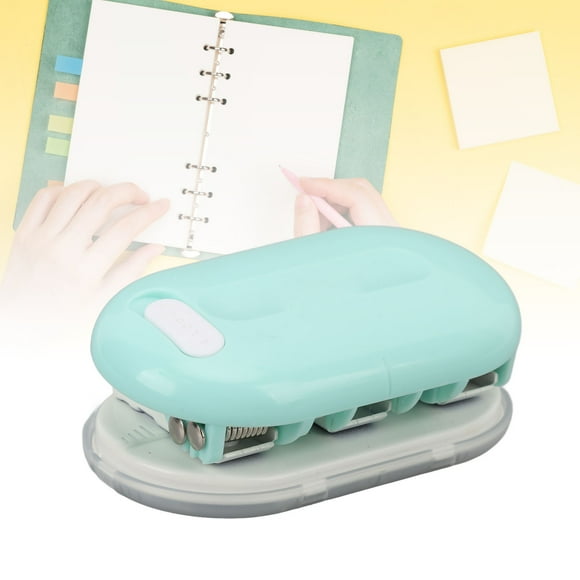 3 Hole Puncher, Manual Hole Punching Machine Handheld DIY Paper Punch for Home Office Dorm