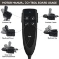 thumbnail image 5 of Dual Motor Power Lift Chair, Lay Flat Recliner Chair, Electric Recliner with Massage and Heat for Elderly, Remote Control, Infinite Position, Standing Assistance, USB Ports, Genuine Leather, Brown, 5 of 9