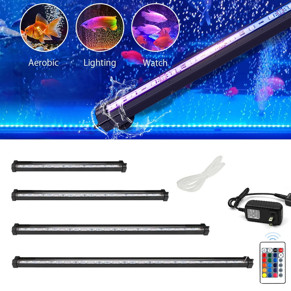 LED Aquarium Light, Air Bubble Light,IP68 Waterproof Fish Tank Lights
